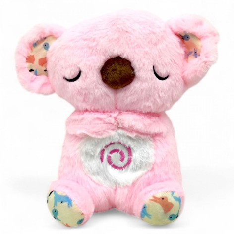 Ночник "Дышащая Коала" (25 см), в пакете, розовая