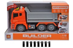 Вантажівка інерційна, музична зі світлом, 35,5*14,5*21 см