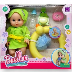 Пупс з кругом для плавання і аксесуарами (30 см)