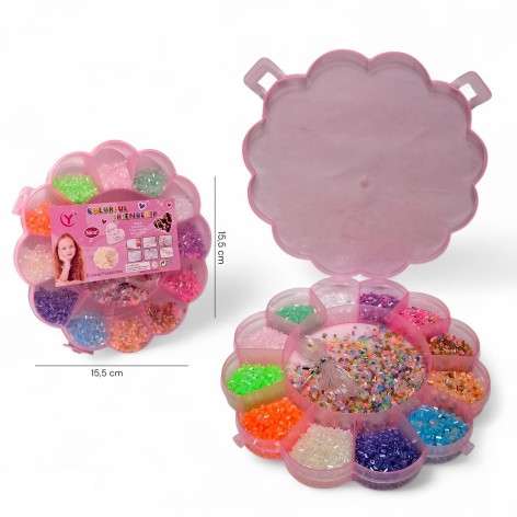 Набір для створення прикрас, в рожевому боксі 035-97