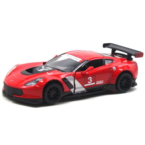 Машинка металева CHEVROLET CORVETTE C7 2016 червона