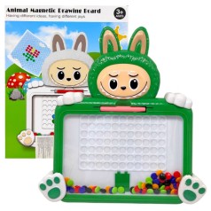 Детская магнитная мозаика MIC 60 элементов 10 двусторонних карточек с заданиями