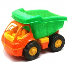 Пластиковая машинка Самосвал оранжево-зеленый