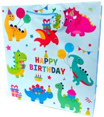 Пакет паперовий 157г/м2, матова ламінація, 35х37х12 см, GB-24190 4 шт. в уп. 