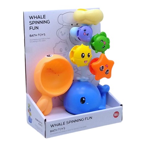 Набір для ванної водограй кит синій