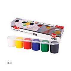 Набор красок для рисования по керамике, 6 цветов.