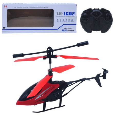 Вертолет на радиоуправлении, красный