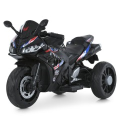 Мотоцикл M 6273EL-2 (1шт) 1*12V10AH, 2*35W, BLUETOOTH, USB, TF, EVA, музика, світло, шкіра, чорний