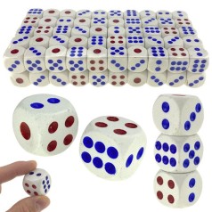 Кости игральные, большие, 100 штук