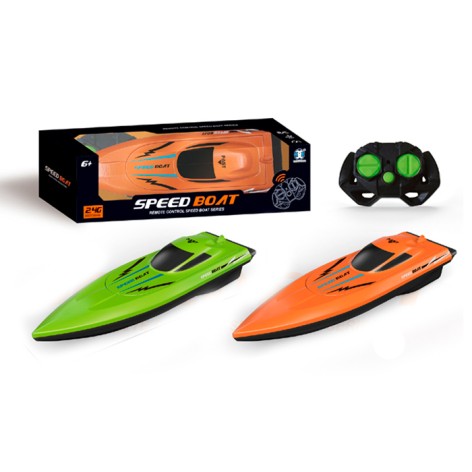Р/К Катер 2,4G, 26см, 2 кольори, на бат-ці, в кор-ці, 27-7-8,5см 