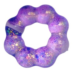 Антистрес браслет, гель фіолетовий