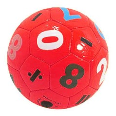 М’яч футбольний №2 "Цифри" (червоний)