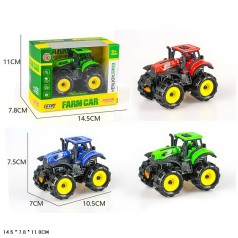 Трактор інерц 3 кольори,у кор. 14,5*11*7,8см 