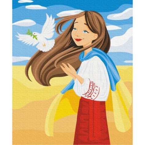 Картина по номерам "Свободная Украина ©Василик Мария" ???