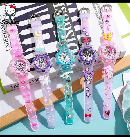 Часы подсветки, герой, аналоговые, силиконовый регулируемый ремешок, в п/е, микс видов 
