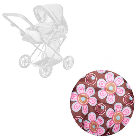 Коляска для ляльок, мікс принтів