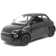 Машинка металева "Fiat 500E", чорний