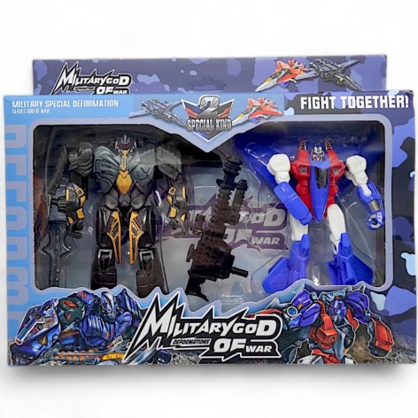 Набор роботов в коробке 