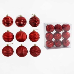 Новорічні прикраси на ялинку A-Toys 9 штук (C67260)