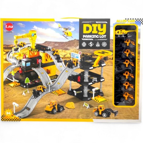 Игрушечный паркинг t.na "Строительная площадка" 84 элемента (t.na)