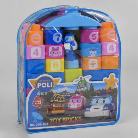 Конструктор 30 деталей, в сумке 29*24*10см 990-004