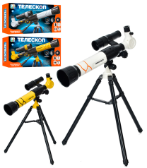 Телескоп 39см, штатив, 39-47-34см, 2 кольори, в кор-ці,  45-25-9см 