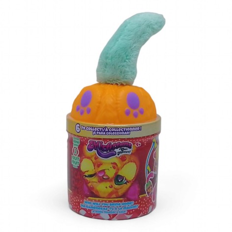 М'яка іграшка-сюрприз – КОТИК У БАНЦІ м*ятний