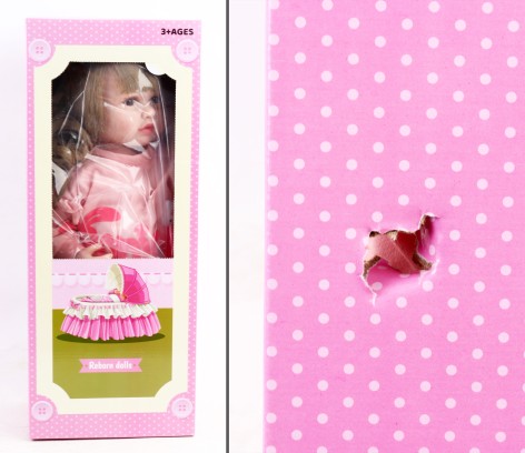 УЦЕНКА 20% Кукла функциональная AFD,   высота: 52 см, резиновая, звуки, прошитые волосы, аксессуары, в кор. /12/