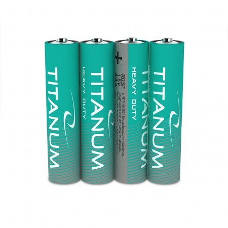 Батарейки Titanum соль P03 (40 шт.) цена за 1шт.