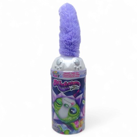Мягкая игрушка Misfittens серии "Gemstones" W1 - Зверюшка в банке сиреневый
