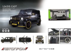 Машина мет. АВТОПРОМ 1:24,3 кольори,батар, світ., звук, двері відкр., кор.29*16*12,6см 