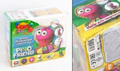 УЦЕНКА 30% Набір легкого стрибаючого пластиліну TM Moon light clay Pino Friend Шейк 
