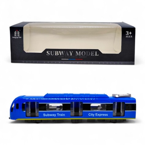 ПОТЯГ МЕТРО "SUBWAY MODEL" (СИНІЙ)