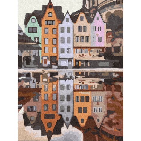 Картина за номерами: Відображення Стокгольма