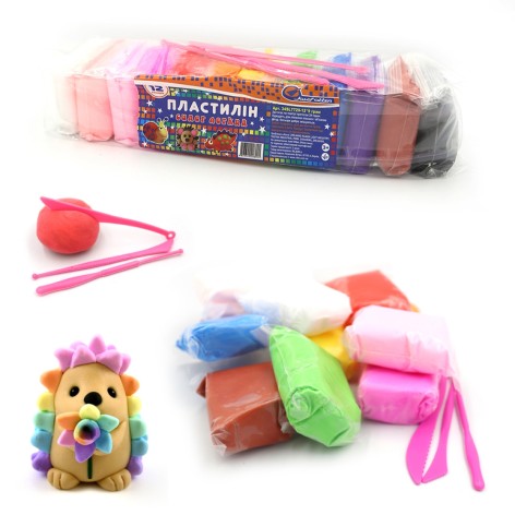 Пластилін супер легкий Josef Otten, 12кол. * 9грам , OPP