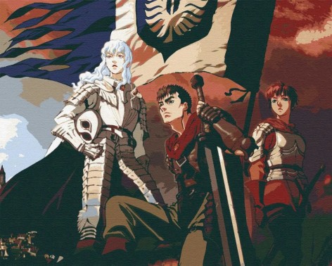 Набор для росписи "Берсерк" (40х50)