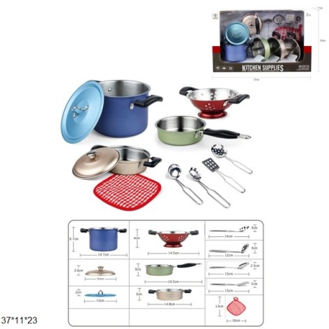 Набір посуду 988-C27 метал.кор.37*11*23 