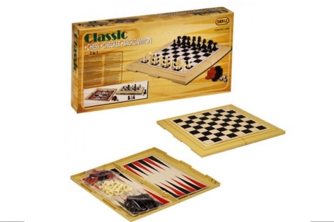 Шахи 3в1, в кор. 41*20,7*6см 