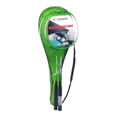 Бадмiнтон 2 ракетки, в сумкі-чохлі (зелений)