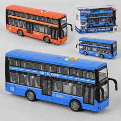 Автобус 2 вида, инерция, свет, звук, в кор. /24/