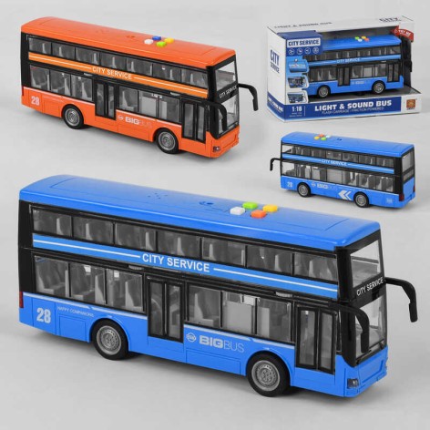 Автобус 2 види, інерція, світло, звук, в кор. /24/