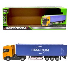 ФУРА АВТОПРОМ (ЖОВТА) КАБІНА (СИНІЙ) ПРИЧІП