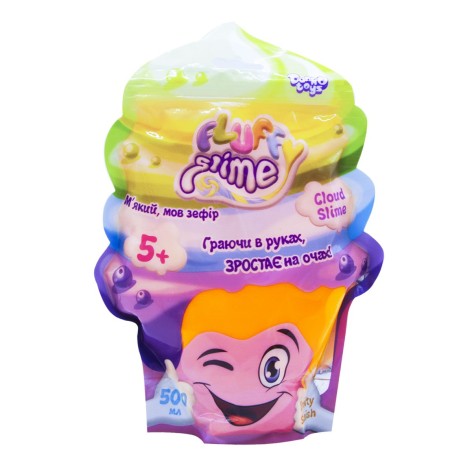 Слайм  Fluffy Slime укр 500 г оранжевый