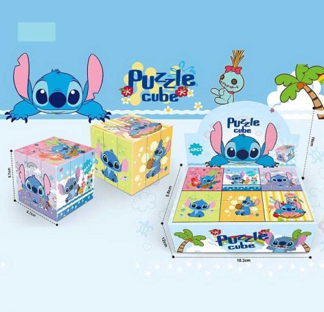 Кубик логічний 5,5*5,5 см, картинка з популярниям героєм /60/720/6шт в кор.