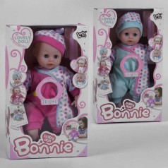 Пупс м'якотілий видає звуки, 2 види, в кор. 