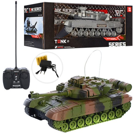 Р/К Танк, акум, 30см, звук, світло, рухомий корпус, 2 види, в кор-ці, 34,5-14,5-15см /24/