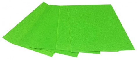 Цветная ЭВА пена (Фоамиран) А4, 21х29,7 см, 2,00 мм 5 листов, зеленый