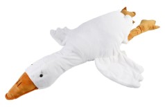 М'яка іграшка Гусь-обіймусь (подушка обіймашка) 190 см,  білий
