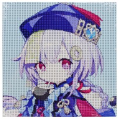 Алмазная мозаика Девочка, 20х20 см