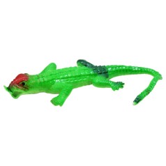 AA703 Крокодил резиновый зеленый